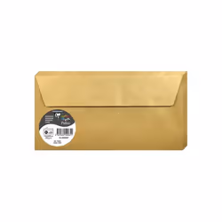Clairefontaine 50085C, DL (110 x 220 mm), Or, 120 g/m², 220 mm, 1 mm, 110 mm