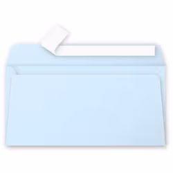 Clairefontaine 5465C, DL (110 x 220 mm), Bleu, Papier, 120 g/m², Forest Stewardship Council (FSC), 20 pièce(s)