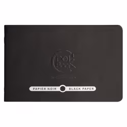 Clairefontaine Crok'Book, Noir, 120 g/m², 20 feuilles
