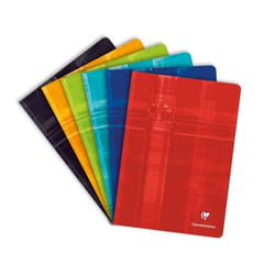 Cahier Piqué - CLAIREFONTAINE - 21x297 cm - 96 pages - Seyès - Couleurs aléatoires