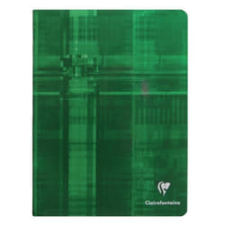 Cahier Piqué - CLAIREFONTAINE - 17 x 22 cm - 48 Pages - PEFC - 90g - Couleurs aléatoires