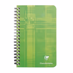 CLAIREFONTAINE Carnet Reliure Intégrale 11 x 17 cm 100 Pages