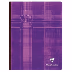 Cahier - CLAIREFONTAINE - 17x22 cm - 192 pages - 90g - Grands carreaux Seyès