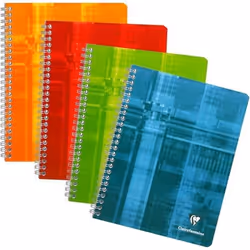 CLAIREFONTAINE Cahier Reliure Intégrale 17 x 22 cm 180 Pages
