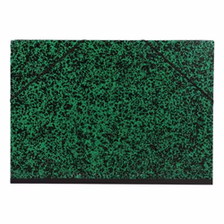 Clairefontaine 3329680932485, Porte-documents, Noir, Vert, Elastique, FSC Mix 70%, 400 mm, 300 mm