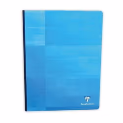 Cahier brochure - Clairefontaine - 24 x 32 cm - 288 Pages - Grands carreaux - Couleurs assorties