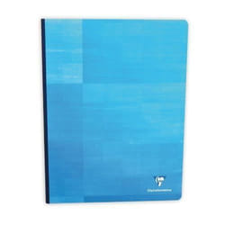 Cahier brochure - Clairefontaine - 24 x 32 cm - 288 Pages - Grands carreaux - Couleurs assorties