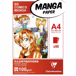 Clairefontaine 3329680940428, Papier à lettres, 100 g/m², 50 feuilles