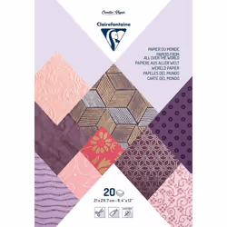 Clairefontaine 3329680950939, papier d'art, 20 feuilles