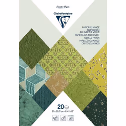 Clairefontaine 3329680950946, papier d'art, 20 feuilles