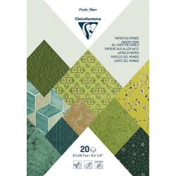 Clairefontaine 3329680950946 papier créatif papier d'art 20 feuilles