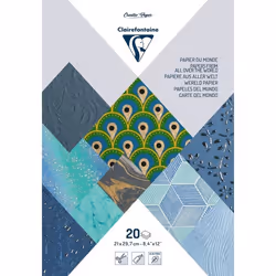Clairefontaine 3329680950953, papier d'art, 20 feuilles