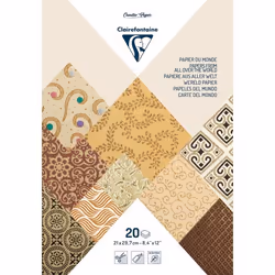 Clairefontaine 3329680950960, papier d'art, 20 feuilles