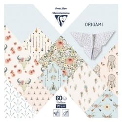 Pochette Origami - Clairefontaine - Dreamcatcher - 60 Feuilles - 15x15 cm - Papier 70g