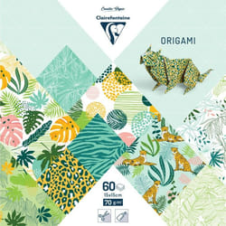 Clairefontaine Papiers origami Fraîcheur exotique 15 x 15 cm