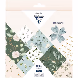 Clairefontaine Papiers origami Romantique 15 x 15 cm, Papier, Multicolore, Motif, Carré, 70 g/m², 150 mm
