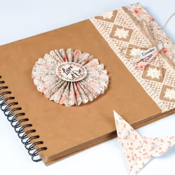 Clairefontaine 95431C album photo et protège-page Marron 40 feuilles Reliure spiralée