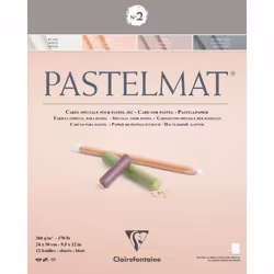 Clairefontaine 3329680960075, papier d'art, 360 g/m², 12 feuilles