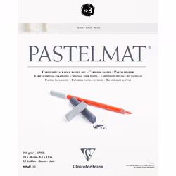 Clairefontaine 3329680960280, Papier à lettres, 360 g/m², 12 feuilles