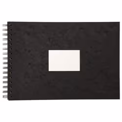 Clairefontaine 3329680960617, Monochromatique, Noir, A4, 20 feuilles, 300 g/m², Adulte