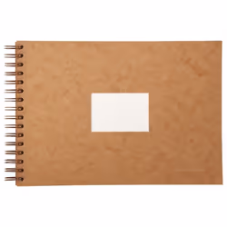 Clairefontaine 3329680960655, Monochromatique, Marron, A4, 20 feuilles, 300 g/m², Adulte