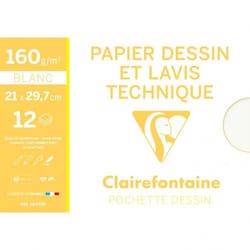 Clairefontaine 96257C papier créatif 12 feuilles