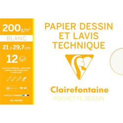 Clairefontaine 3329680962581 papier créatif papier d'art 12 feuilles