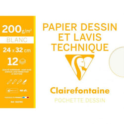 Clairefontaine 96257C papier d'art 12 feuilles