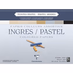 Clairefontaine 3329680964882, papier d'art, 130 g/m², 25 feuilles