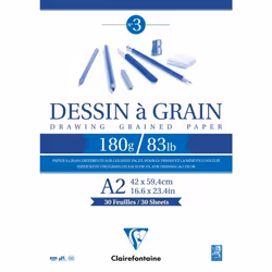 Clairefontaine 3329680966206, papier d'art, 180 g/m², 20 feuilles