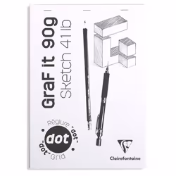 Clairefontaine 3329680966534, A4 (210 x 297 mm), 90 g/m², 80 feuilles