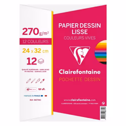 Clairefontaine 3329680967746 papier créatif papier d'art 12 feuilles