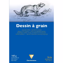 Clairefontaine 3329680971200, Papier à lettres, 160 g/m², 20 feuilles