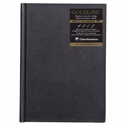 Clairefontaine 3329681342474, Noir, 140 g/m², 64 feuilles