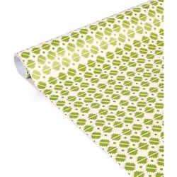 Rouleau de papier cadeau - CLAIREFONTAINE - 223868C - Papier affiche 80g - 5m x 35cm - Motif losanges verts