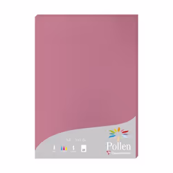 Clairefontaine Pollen, Impression laser/jet d'encre, A4 (210x297 mm), 25 feuilles, 210 g/m², Rose, Forest Stewardship Council ...