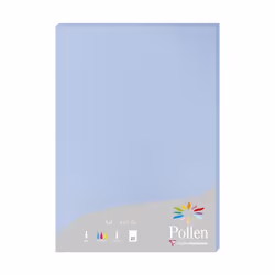Clairefontaine Pollen, Impression laser/jet d'encre, A4 (210x297 mm), 25 feuilles, 210 g/m², Bleu, Forest Stewardship Council ...