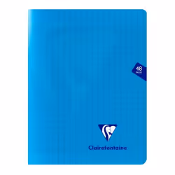 Cahier - CLAIREFONTAINE - MIMESYS - 17 x 22 cm - 48 pages - 90g Séyès Assortis