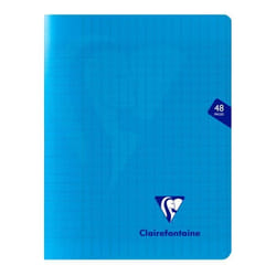 Cahier - CLAIREFONTAINE - MIMESYS - 17 x 22 cm - 48 pages - 90g Séyès Assortis