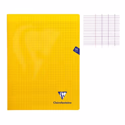 Cahier - CLAIREFONTAINE - MIMESYS - 24 x 32 cm - 96 pages - 90g - Seyès - Jaune