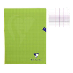 Cahier MIMESYS Piqué Polypro 24 x 32 cm 48 pages 90g Séyès Vert