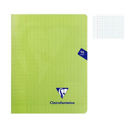 Cahier - CLAIREFONTAINE - MIMESYS - 17 x 22 cm - 96 pages - 90g Séyès - Vert