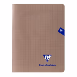Cahier - CLAIREFONTAINE - MIMESYS - 17 x 22 cm - 96 pages - 90g - Séyès - Noir