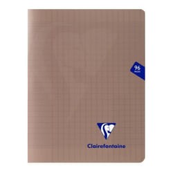Cahier - CLAIREFONTAINE - MIMESYS - 17 x 22 cm - 96 pages - 90g - Séyès - Noir