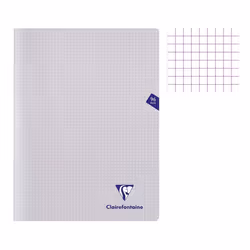 Cahier - CLAIREFONTAINE - Mimesys - 24x32 cm - 96 pages - Petits carreaux 5x5