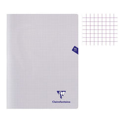 Cahier - CLAIREFONTAINE - Mimesys - 24x32 cm - 96 pages - Petits carreaux 5x5