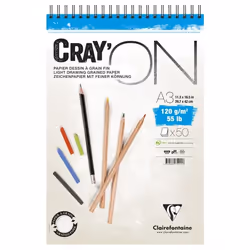 Clairefontaine 3329689750257, Multicolore, A3 (297 x 420 mm), 120 g/m², 50 feuilles