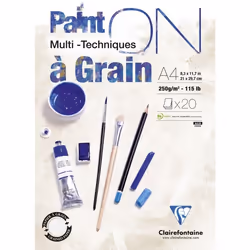 Clairefontaine 3329689750493, Papier à lettres, 250 g/m², 20 feuilles