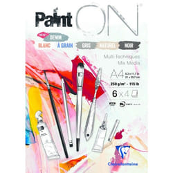 Clairefontaine Assorti Papier Multi-Techniques PaintON 250g - Carte Souple - 21 X 29,7 Cm