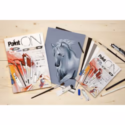 Clairefontaine Assorti Papier Multi-Techniques PaintON 250g - Carte Souple - 21 X 29,7 Cm